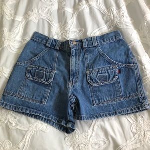 Denim Utility Shorts